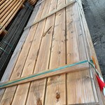 Ca. 96x Douglas Zweeds Rabat, 26x190mm, lengte 300cm